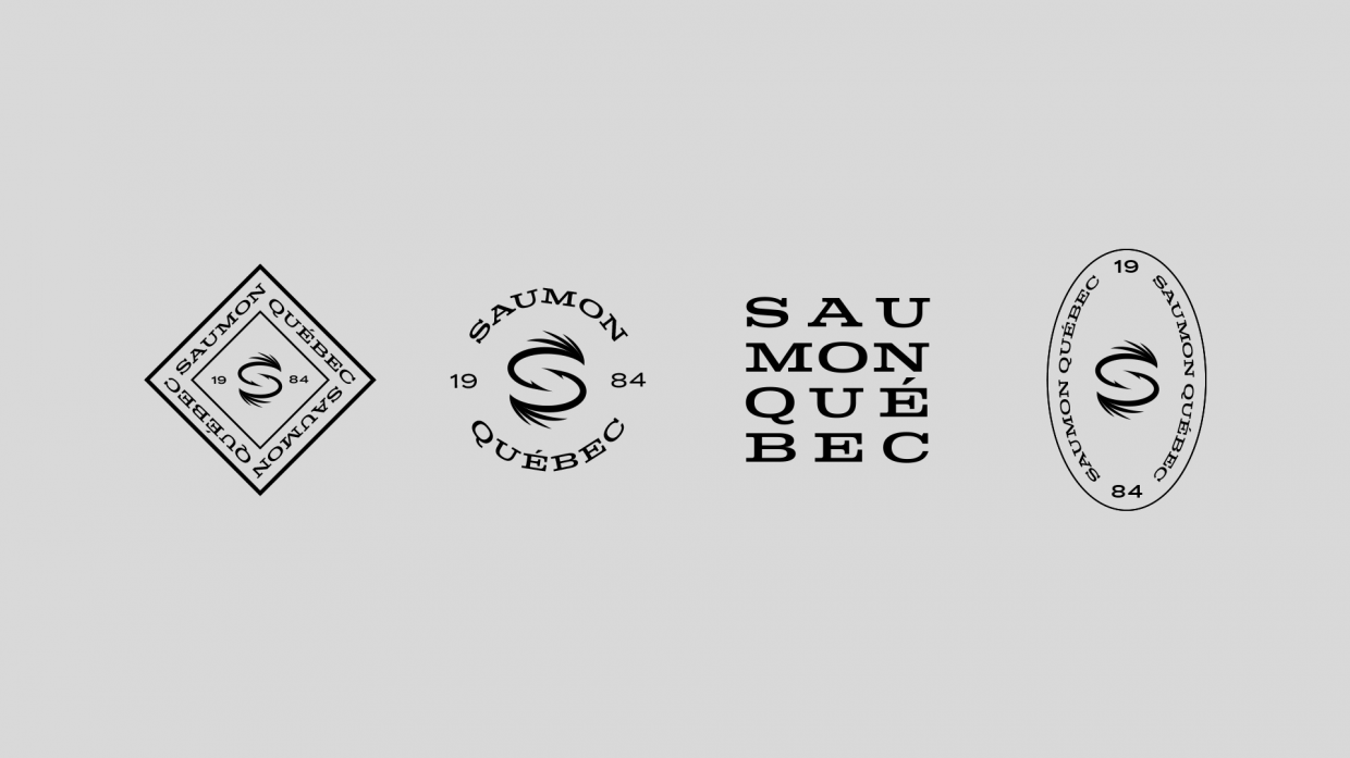 Les Mauvais Garçons - Saumon Québec -  Déclinés des logos