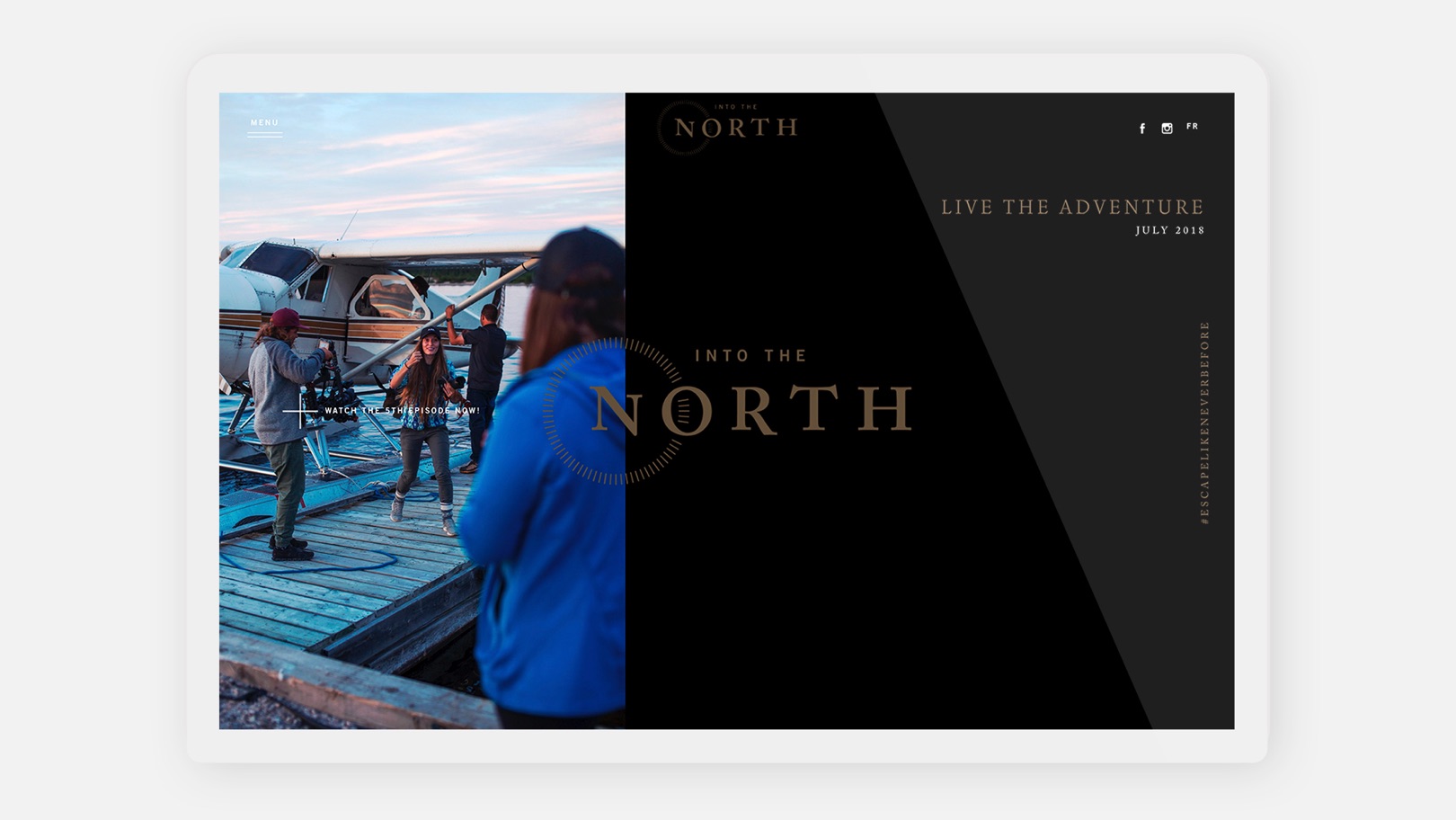 Les Mauvais Garçons - Projet - Into the North - Site web accueil