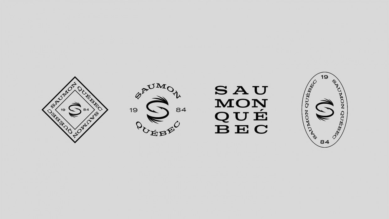 Les Mauvais Garçons - Projet - Saumon Québec - Déclinés de logos